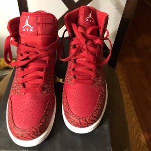 Red and Black Jordan’s